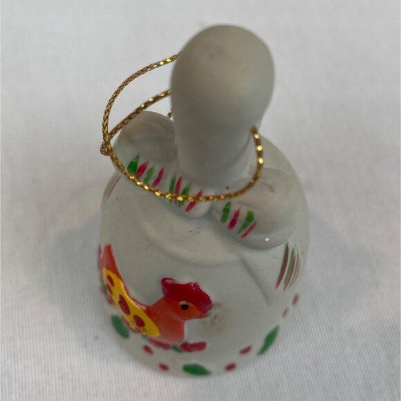 JC Penney Twelve Days Of Christmas Three French Hens Ornament Bell - Picture 7 of 8